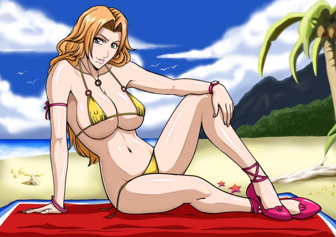 Matsumoto On The Beach | Bleach Hentai Image