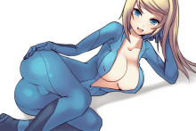 Samus Posing | Metroid Prime Hentai Image