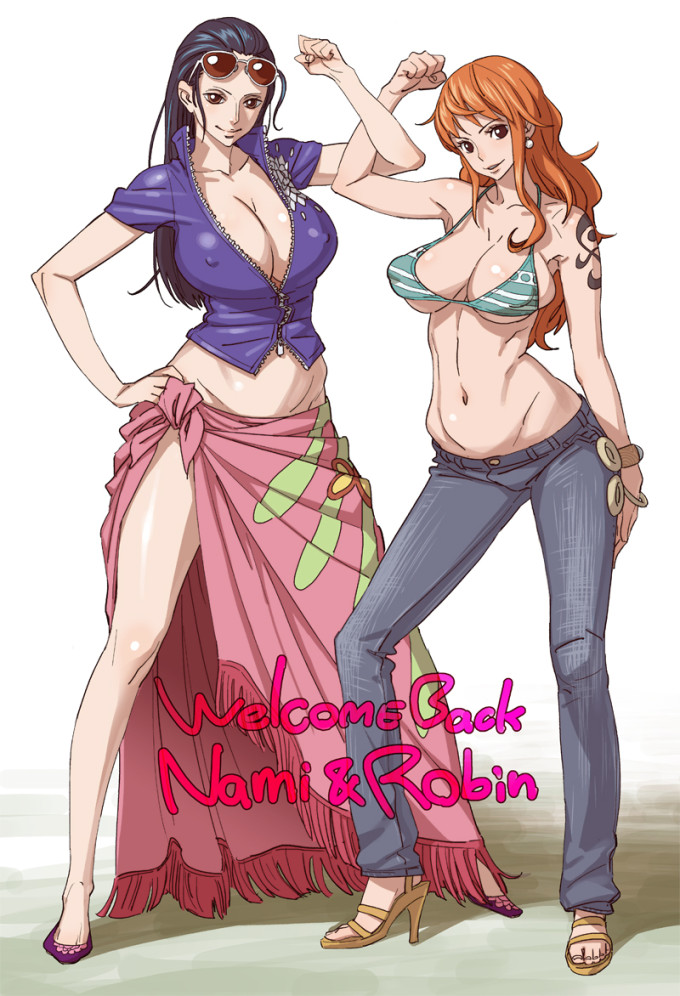 Nami And Robin | One Piece Hentai Image