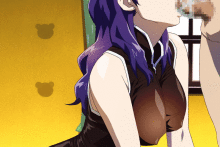 Misato Sucking Cock | Neon Genesis Evangelion Hentai GIF