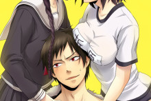 Izaya, Kururi And Mairu – Durarara!! Hentai Image