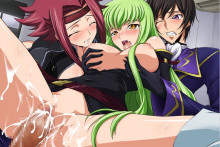 Kallen Stadtfeld And C.C. - Code Geass Hentai Image