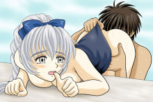 Sousuke Eating Out Tessa - Full Metal Panic Hentai Image