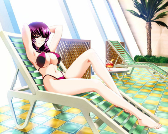 Kouzuki Yuuko relaxing – Muvluv Hentai Image