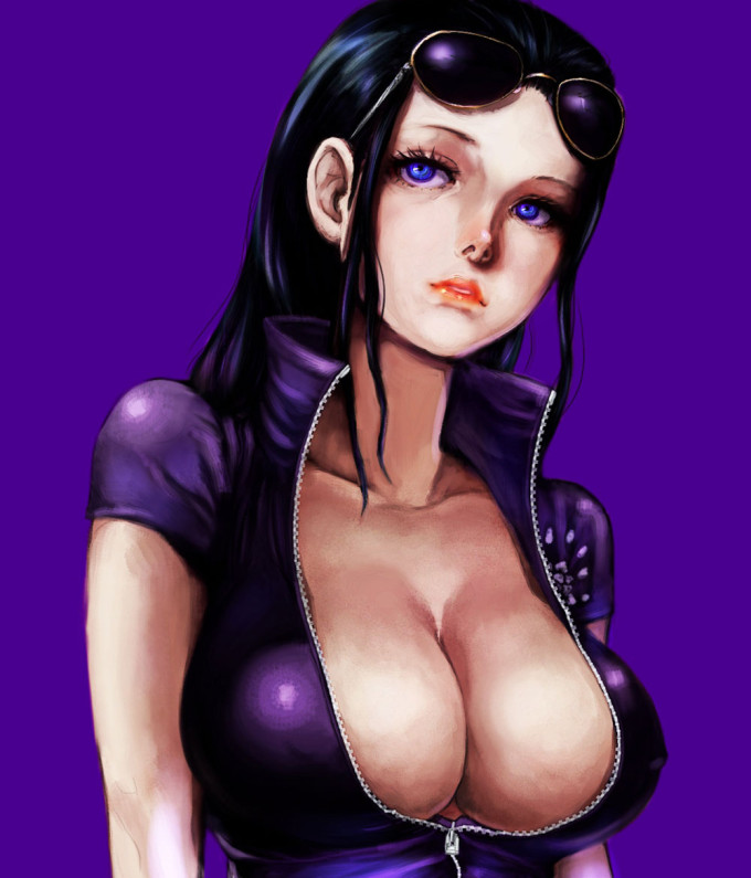 Robin’s huge tits – One Piece Hentai Image