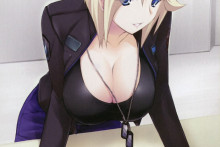 Stella Bremer's poker boobs - Muvluv Hentai Image