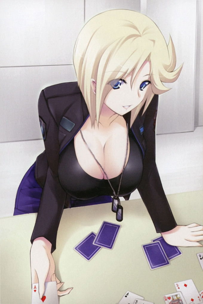 Stella Bremer’s poker boobs – Muvluv Hentai Image