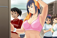 Sweaty Ayuhara Natsu - Rival Schools Hentai Image