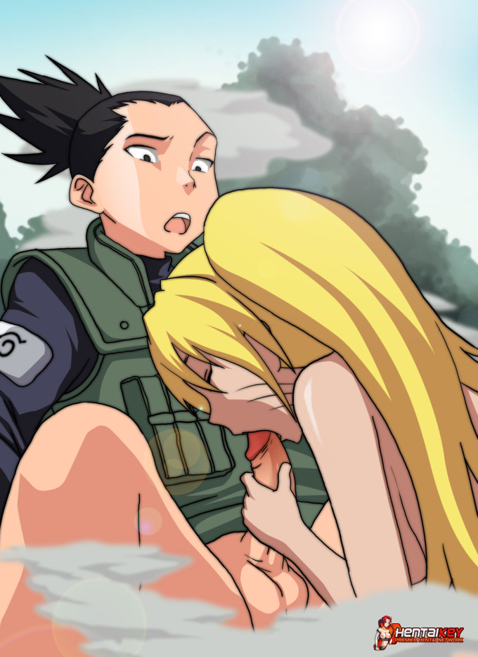 Naruko blowing Shikamaru – Naruto Hentai Image