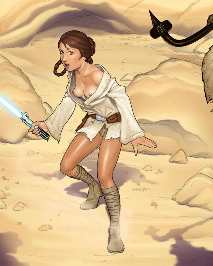 Vulnerable Jedi – Star Wars Hentai Image