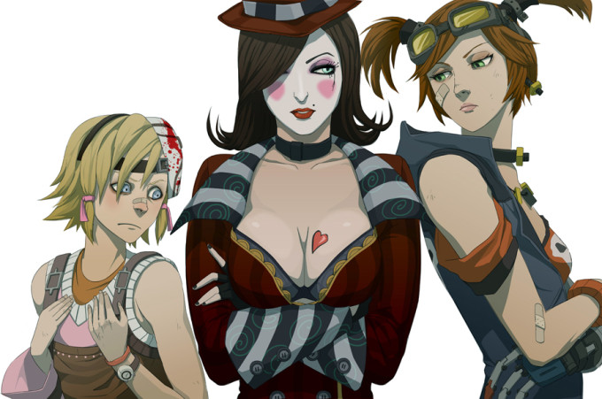 Tiny Tina, Mad Moxxi and Gaige – Doubleleaf – Borderlands