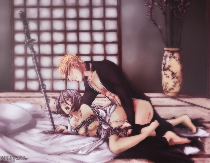 Kuchiki Rukia and Kurosaki Ichigo – Kisu-No-Hi – Amy-Core – Bleach