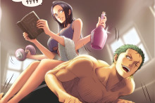 Nico Robin and Roronoa Zoro - Dugan - One Piece