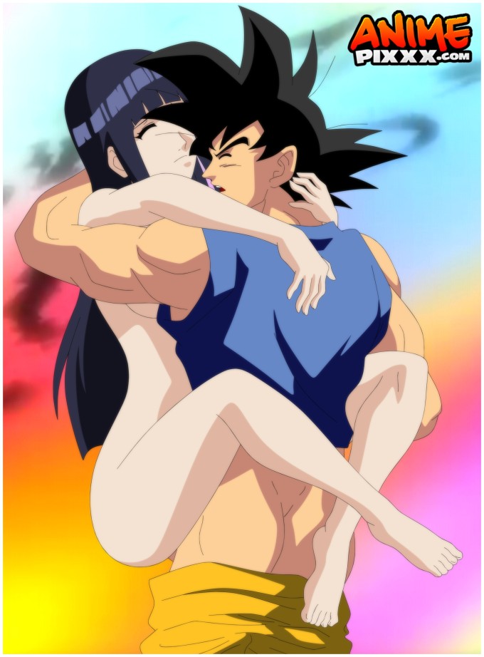 Goku and Hinata Hyuga – Dragon Ball – Naruto