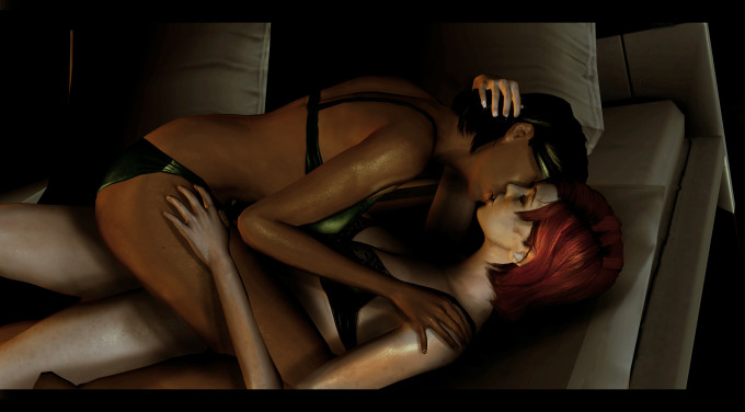 Samantha Traynor and Shepard – Fishbone76 – Mass Effect