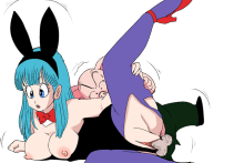 Bulma and Oolong - Dragon Ball