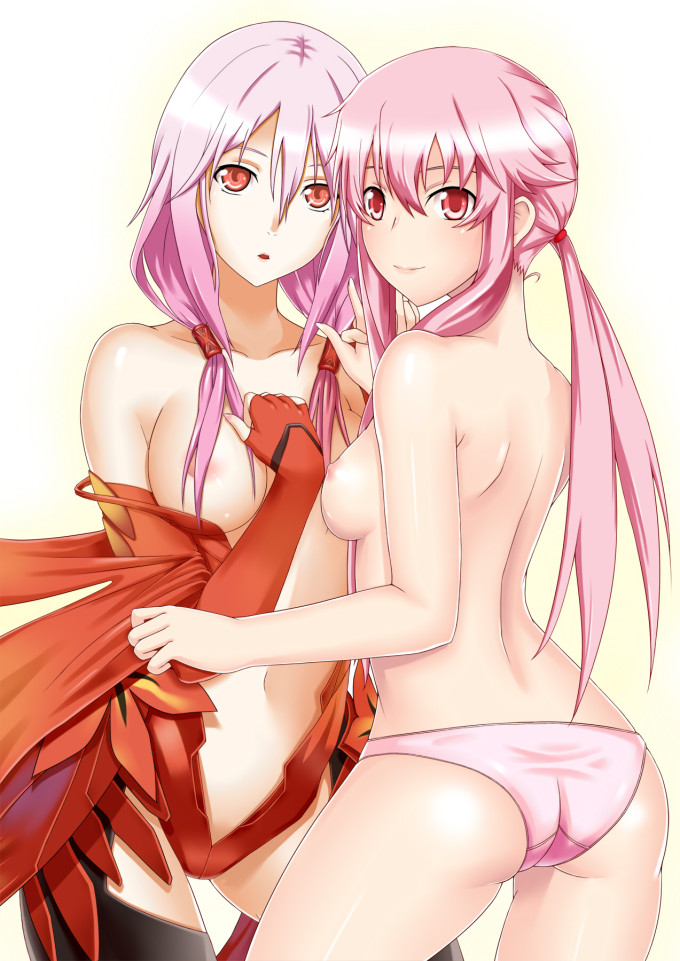 Yuno and Inori – Mizuse Kouichi – Guilty Crown – Mirai Nikki