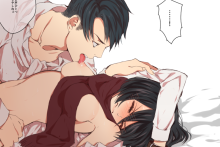 Levi and Mikasa Ackerman - Attack on Titan