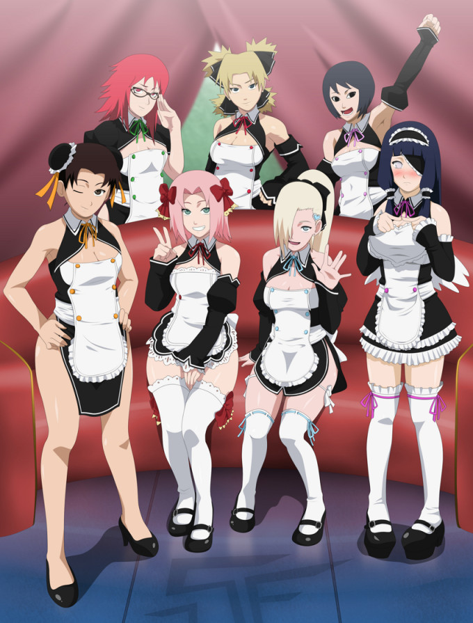 Karin, Temari, Shizune, Tenten, Hinata Hyuga, Haruno Sakura and Ino Yamanaka – Naruto