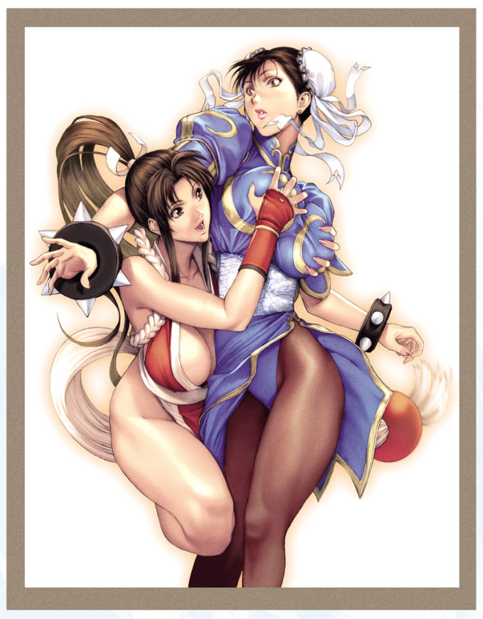 Shiranui Mai and Chun-Li – Homare – The King of Fighters – Fatal Fury – Street Fighter