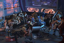 Mass Orgy  - BlueLight - Mass Effect