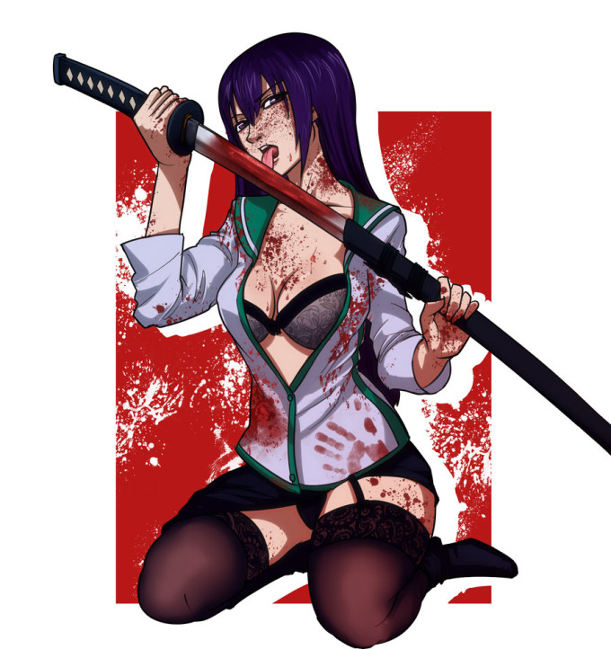 Busujima Saeko – Nicksor – Highschool of the Dead