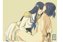 Matoi Ryuuko and Kiryuuin Satsuki – Aoi the Wild – Kill la Kill