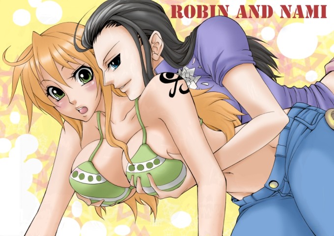 Nami and Nico Robin – Chikaburo – One Piece