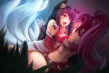 Ahri and Nidalee - Kerasu - League of Legends