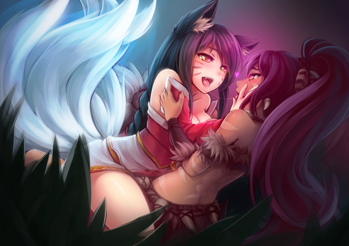 Ahri and Nidalee – Kerasu – League of Legends