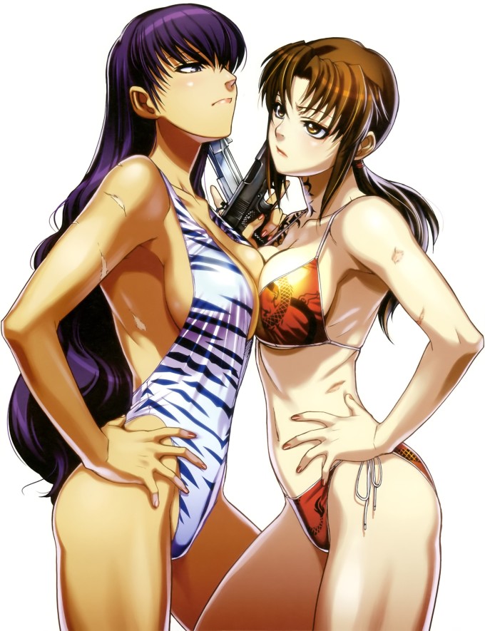 Revy and Roberta – Rei Hiroe – Black Lagoon