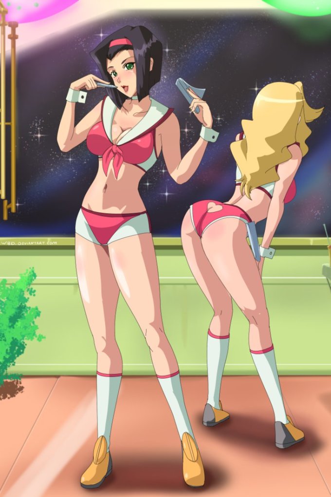 Faye Valentine and Honey – Cowboy Bebop – Space Dandy