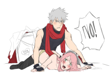 Haruno Sakura and Hatake Kakashi - Emmaburrito - Naruto