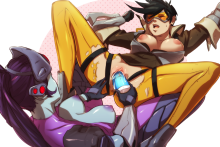 Widowmaker and Tracer – Acht – Overwatch