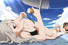 Sanya V Litvyak, Eila Ilmatar Juutilainen and Miyafuji Yoshika – M-Ya – Strike Witches