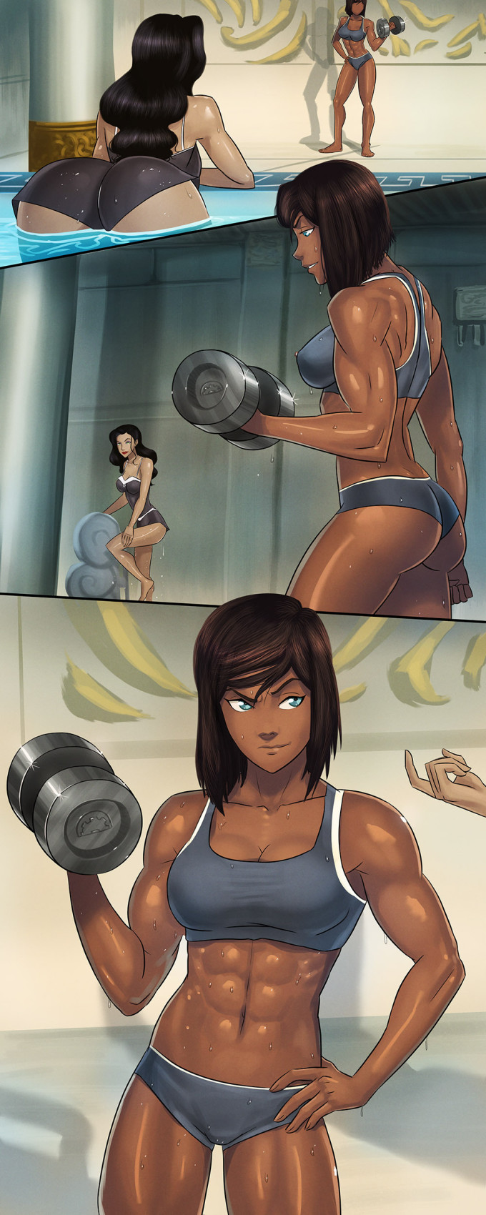 Korra and Asami Sato – Sunsetriders7 – Avatar – The Legend of Korra