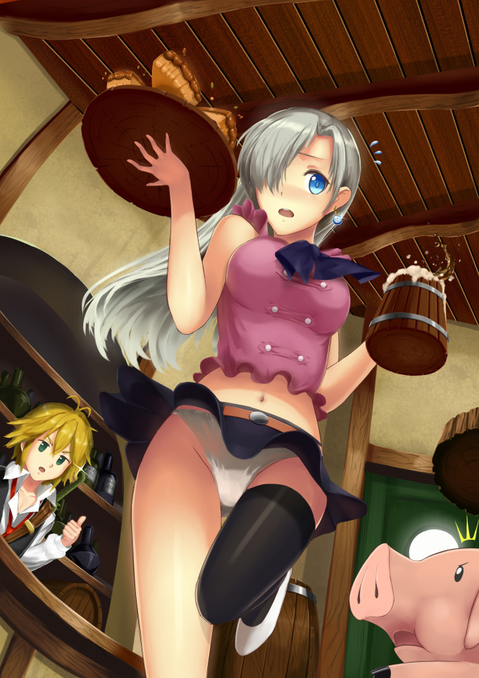 Elizabeth Liones, Hawk and Meliodas – CCJN – Nanatsu no Taizai