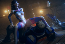 D.Va and Soldier 76 – SFMRedDoe – Overwatch