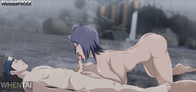 Konan and Konohamaru Sarutobi – Neeba – Naruto