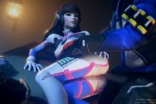 D.Va and Soldier 76 - SFMRedDoe - Overwatch