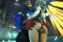 Soldier 76 and Mercy – bombowykurczak – Overwatch