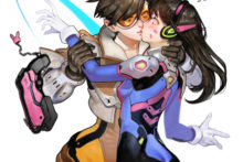 Tracer and D.Va – sohn woohyoung – Overwatch