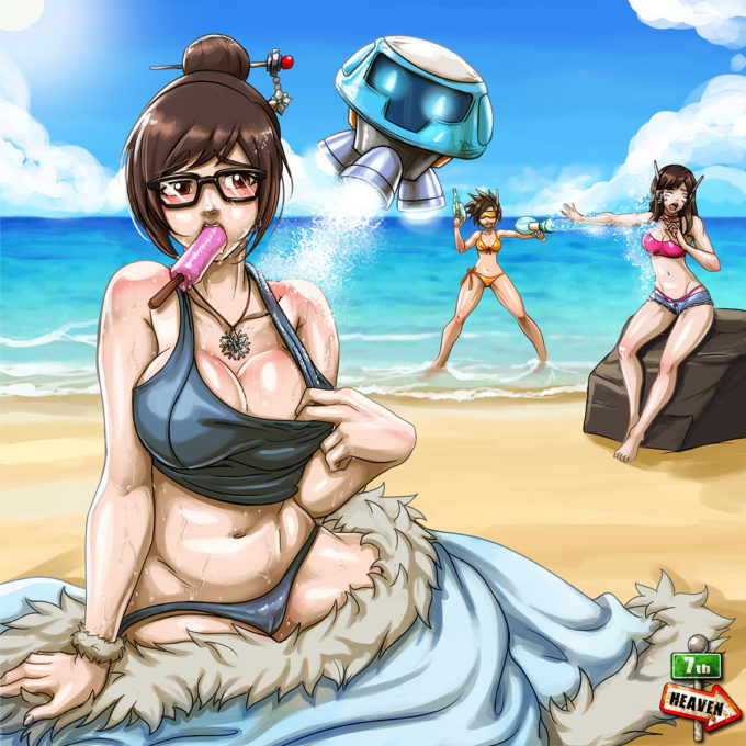 D.Va, Mei and Tracer – 7th-Heaven – Overwatch