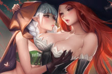 Sorceress and Archer – Sakimichan – Dragon’s Crown