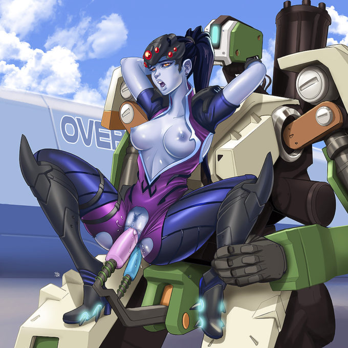 Widowmaker and Bastion – Overwatch