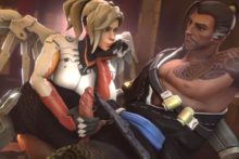 Hanzo and Mercy - ourtastytexturesstuff - Overwatch