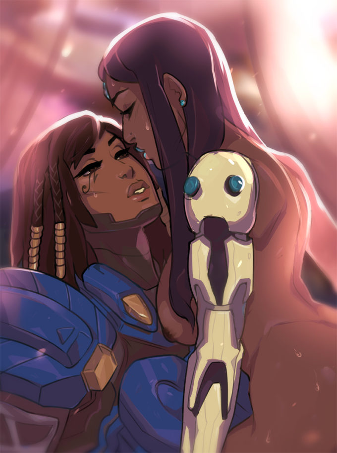 Symmetra and Pharah – cinnabarbie – Overwatch