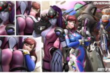 Widwomaker, D.Va, Soldier 76 and Reaper - urbanator123 - Overwatch