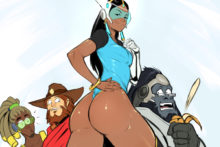 Lucio, McCree, Symmetra and Winston - Izra - Overwatch