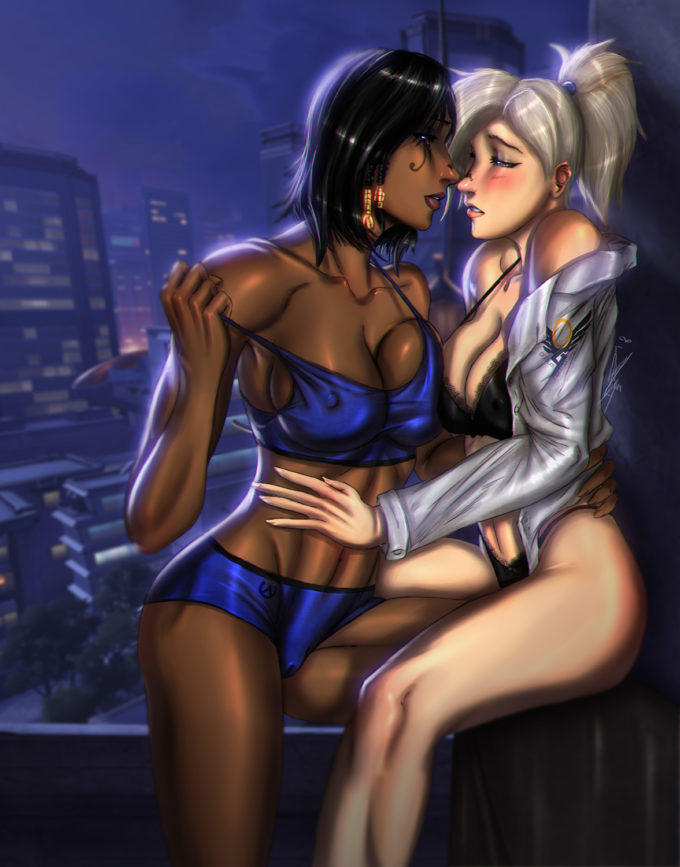 Pharah and Mercy – ultamisia – Overwatch